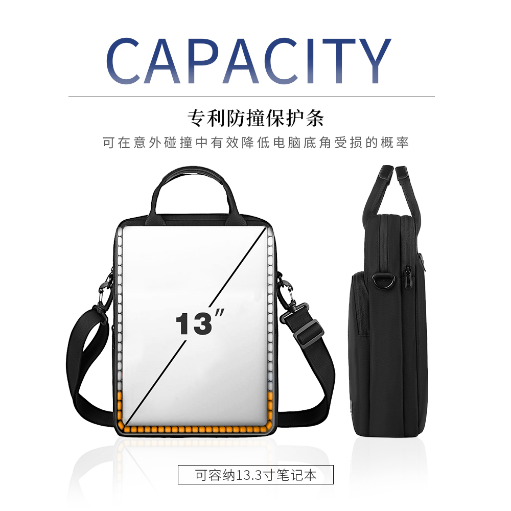 12.9'' Alpha Vertical Double Layer Bag-WiWU - الصورة 3