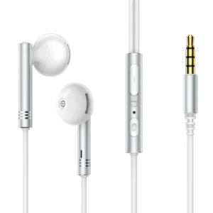 JR-EW06 Wired Series Half In-Ear Metal Wired Earbuds- PU Bag-JOYROOM